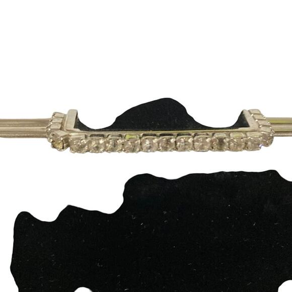 L&M VTG. Black Velvet Evening Clutch With Clasp Closure - Picture 7 of 7